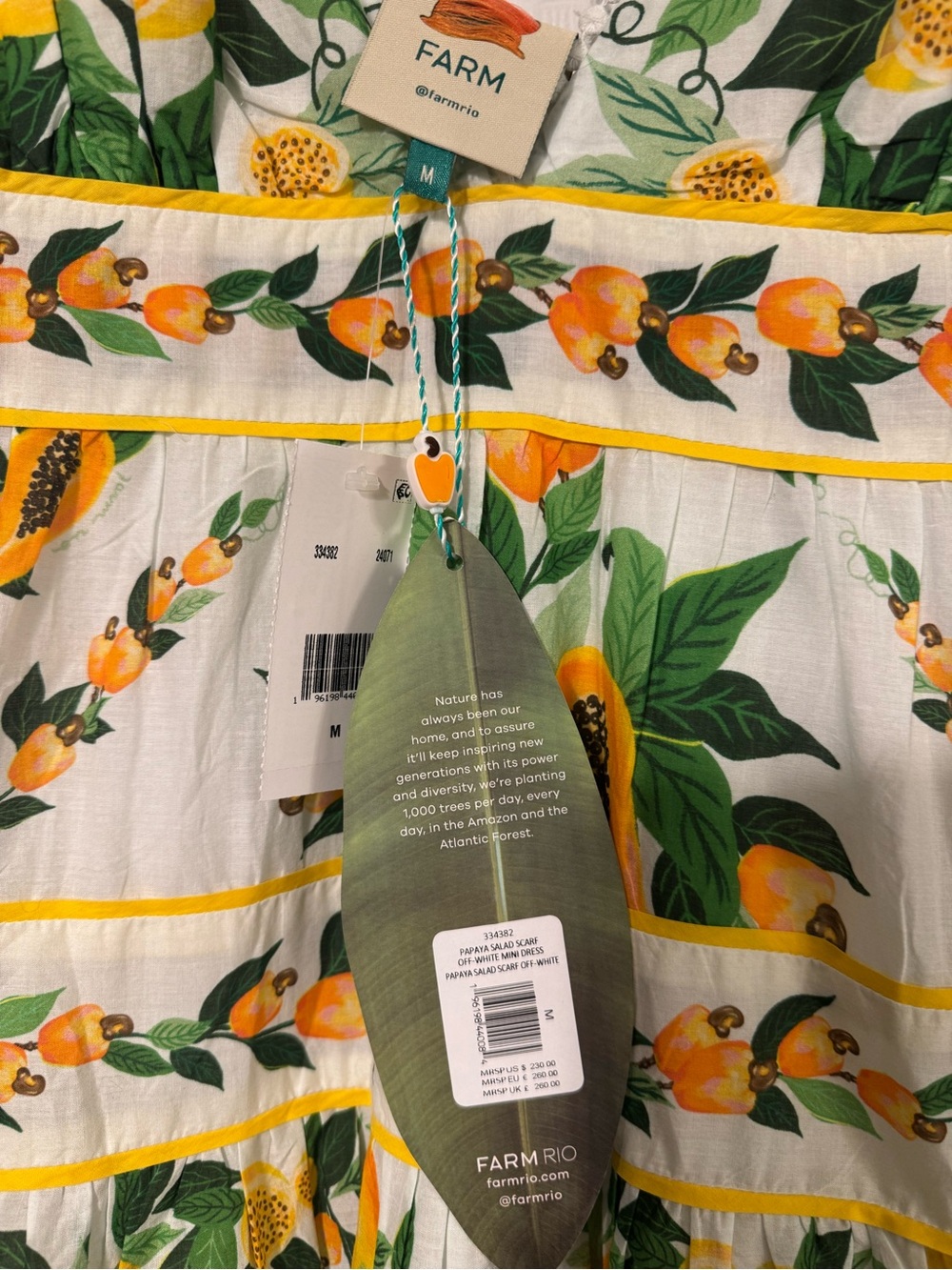 FARM Rio Papaya Salad Scarf Dress - Picture 9 of 9